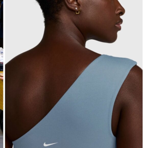 NIKE: Zenvy Dri-FIT Asymmetrical Tank Top - Picture 3 of 6